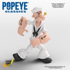 Popeye White Sailor Suit – Popeye Classics Action Figure: Boss Fight Studio Llc