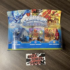 Skylanders Spyro’s Adventure 3-Pack Whirlwind Double Trouble Drill Sergeant BNIB