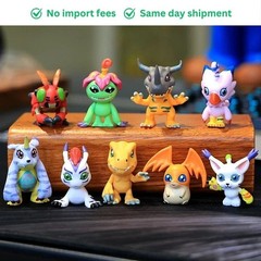 Hot 9 Pcs/set Japan Anime Digital Monster Digimon Figure Toys Dolls for Gift US