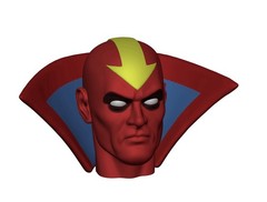 Twister Man Custom Action Figure Head 1:9 or 1:6 Mego