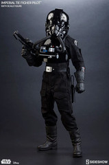 STAR WARS Imperial TIE Fighter Pilot Sideshow EXCLUSIVE 1:6 Figure #100294