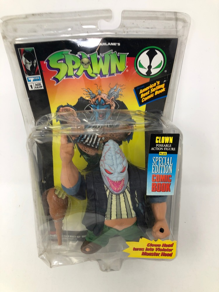 Spawn Series 1 Clown Clown Head Action Figure by Unknown by McFarlane