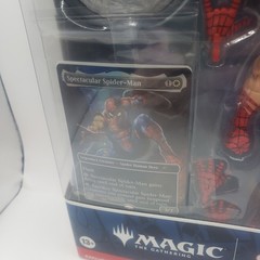 Magic The Gathering Marvel Legends Spider-Man Action Figure w/6x Booster Packs