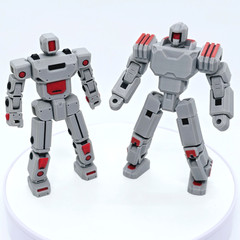Commander | Robot Mech Action Figure | 3D Printed Humanoid Articulated Toy