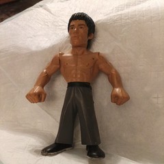 6″ Bruce Lee Fan Atiks Action Figure Round 5 Enter the Dragon Excellent Cond.
