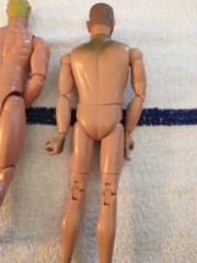 Lot of 2 Male Action Figure Body Flexible For Soldier 12″inch Doll Toy. W/ Head