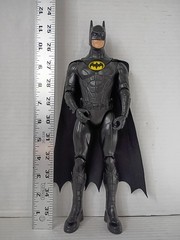 DC Batman The Flash Michael Keaton 12 Inch action figure toy black yellow 1:12