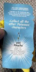 PIKACHU PLUSH – 1998 POKEMON #25- HASBRO NINTENDO – VINTAGE