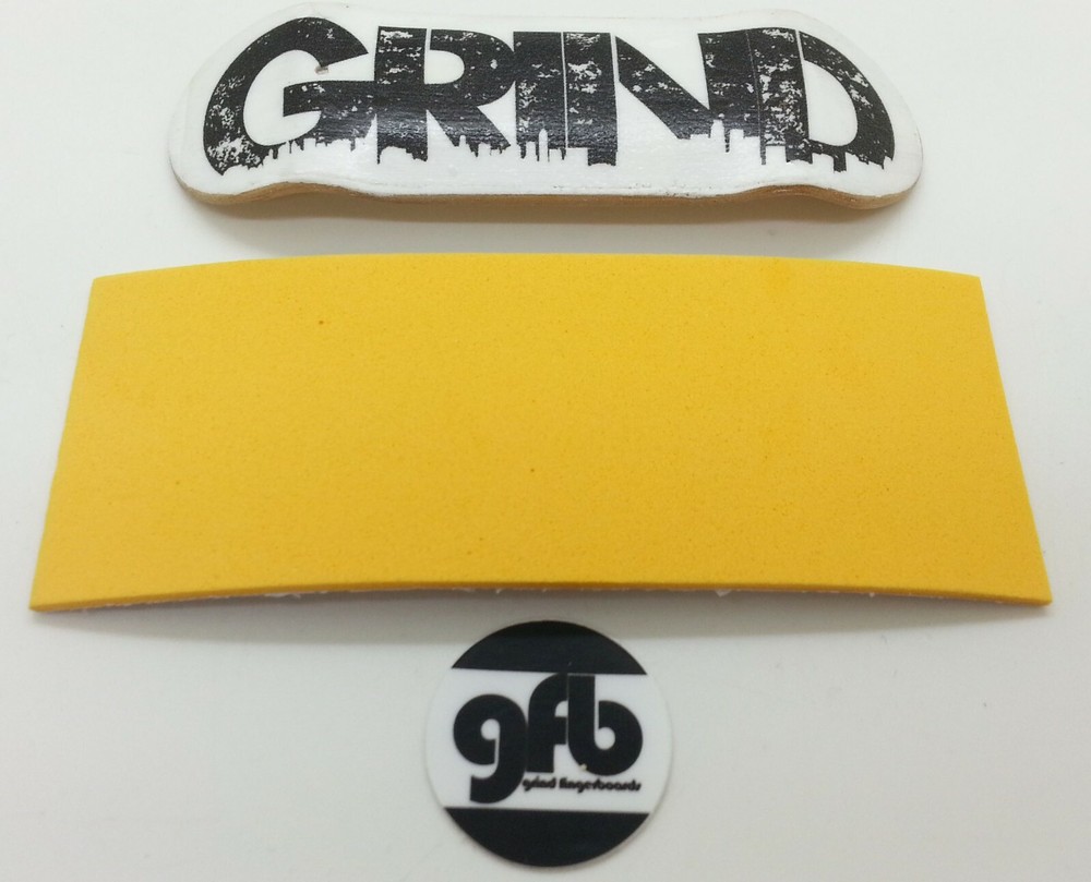 GRiND Fingerboards CHEEZY YELLOW SMOOTHIE Foam Tape 1pc Self Adhesive ~110x43mm