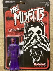 Super 7 The Misfits Fiend STATIC AGE 2018 Reaction Figure Purple Translucent