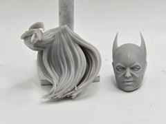 3d Print BAT VIGILANTE GIRL LARGE HEAD 1:10 7″ DIAMOND SELECT DC MULTIVERSE