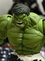 1:6 1:12 1:18 Hulk Banner Giant Head Sculpt For 12″ 6″ 3.75″Action Figure Body