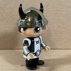 Bonkers Toy Ryan’s World Viking Ryan Black Suit Silver Helmet 3” Action Figure