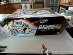GI Joe 1987 Cobra Wolf 100% Complete With Box Driver Blueprints Minty Condition