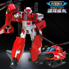 Tobot V Galaxy Detectives Rescue Flight Transforming Helicopter Robot Figure Toy