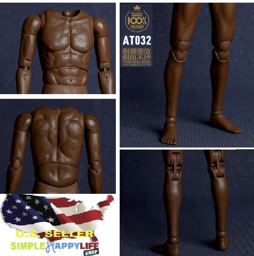 1/6 Narrow shoulder Body Worldbox AT032 African Skin hot toys GangHood ❶USA❶