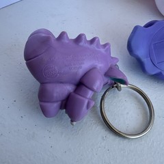 Lot of 2 1999 Burger King Pokemon Nidoking MUK Keychain Figures W/ Pokeball VTG