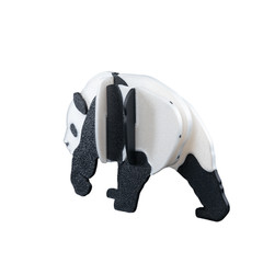 3D Printed Panda Kit – Set of 2 – Articulated PLA Model – DIY Puzzle