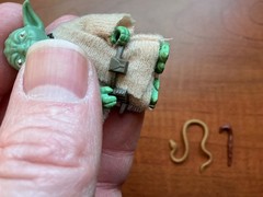Vintage Kenner 1980 Star Wars Yoda HK COO Smile Factory w/ Match Accessories