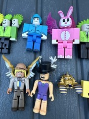 Lot Of 9 Roblox Toys Action Mini Figures Series 1, 9, 12, Museum, Bunny