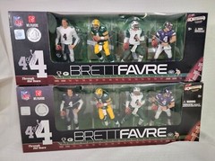 Mcfarlane NFL Brett Favre Chase CL Through The Years 4 Pack Packers, Variant Lot