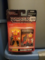 Hasbro Transformers Heroes Cybertron Autobot Rodimus Prime 2002 SEALED Free Ship