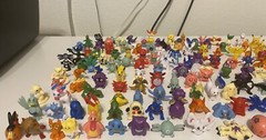 72 mix pieces Pokemon Cake Toppers Figures Figurines 2-3CM Toy Lot Kids Anime