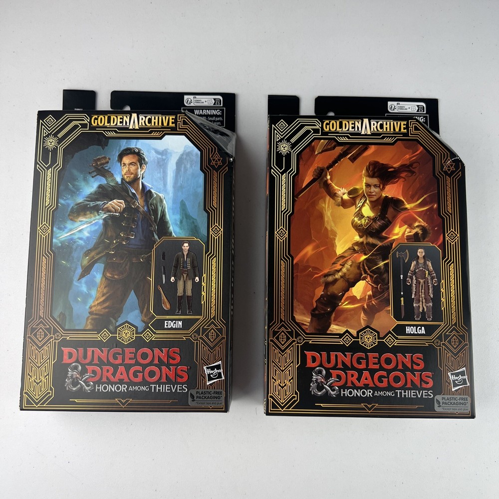 Dungeons & Dragons Honor Among Thieves Golden Archive Edgin and Holga Lot 2