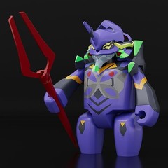 GSC BRICKROID EVAN Production Model-13 Action Figure 50mm