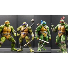 HiPlay LINGJIHUN TMNT Michelangelo / Donatello Action Figure