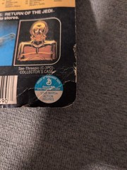 Jawa Vintage 1983 Kenner Star Wars ROTJ 65-Back Sealed MOC, Return Of The Jedi