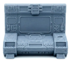 Sci-Fi Mainframe Control Terminal Diorama Prop 1:12 1:18 3D Printed 6 or 4 Inch