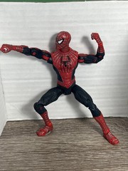 2003 Spider Man 2 Super Poseable 6” Action Figure, Toy Biz