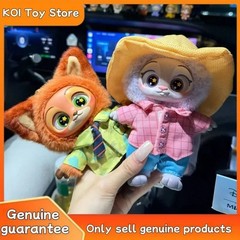 Zootopia Cute Nick Judy Action Figure Plush Vinyl Doll Anime Figures Cartoon