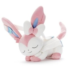 PKM Plush Sleeping Sylveon Stuffed Toy SUYASUYA Friend TAKARA TOMY