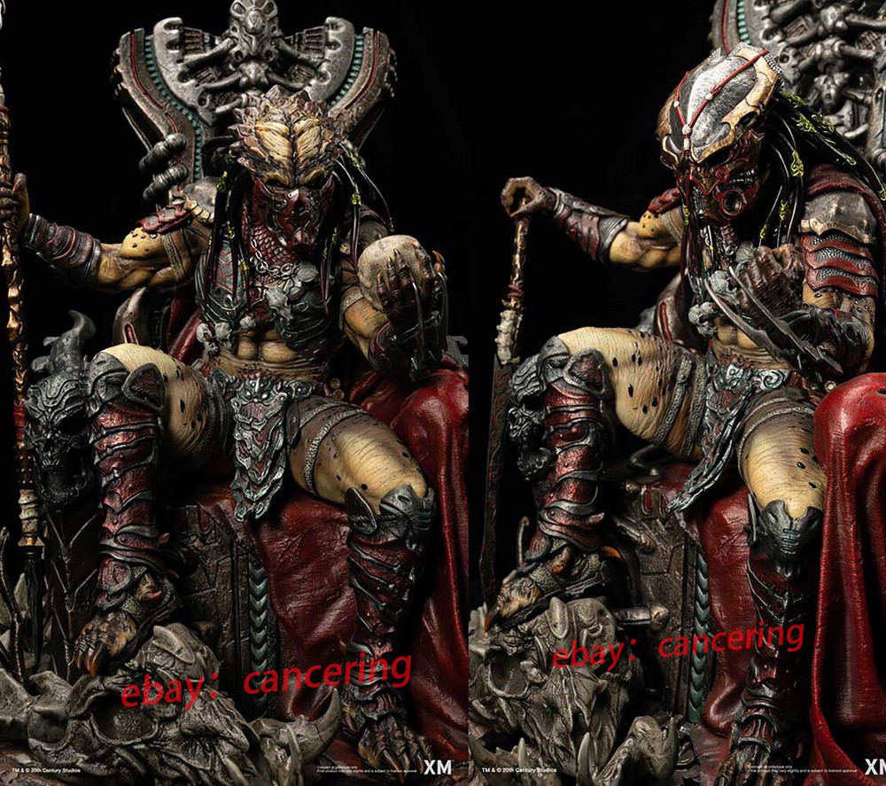 XM STUDIOS 1/3 Supreme Scale Predator King Throne H80cm Collectible Statue Model