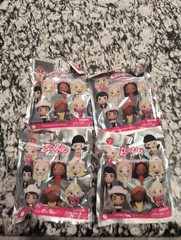 Barbie Series 2 Figural 3D Bag Clip – Lot of 4 Sealed Blind Bags