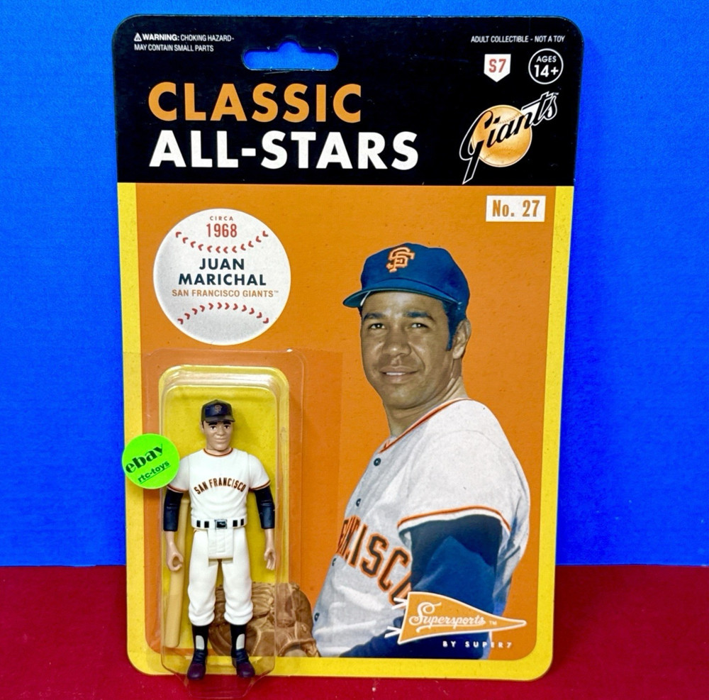 Juan Marichal MLB San Francisco Giants Super7 Classics ReAction Figure #27