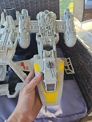 Vintage 1980s Star Wars Lot Of 5 Incomplete Ships 4 Parts Or Restorat Pre Owned