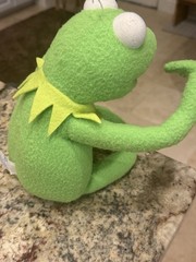 Applause Plush Kermit the Frog Poseable Jim Henson Muppets 19” Wire Arms & Legs