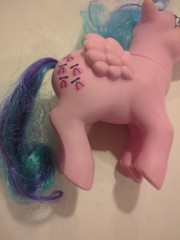 G1 MY LITTLE PONY MLP WHIZZER TWINKLE EYE PEGASUS 1985 PINK & BLUE
