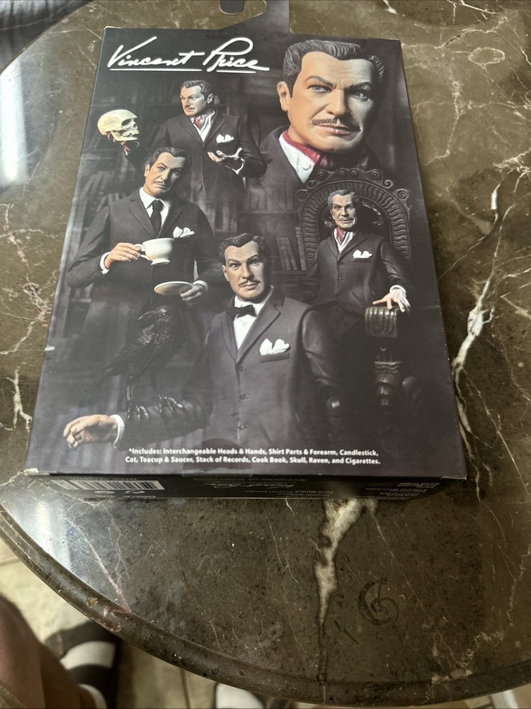 NECA VINCENT PRICE ULTIMATE ACTION FIGURE OFFICIAL RARE SEALED BRAND NEW