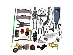 Vintage 1980’s – 2000’s 3.75″ MIXED HUGE Lot of Parts, Weapons, Accessories ETC.