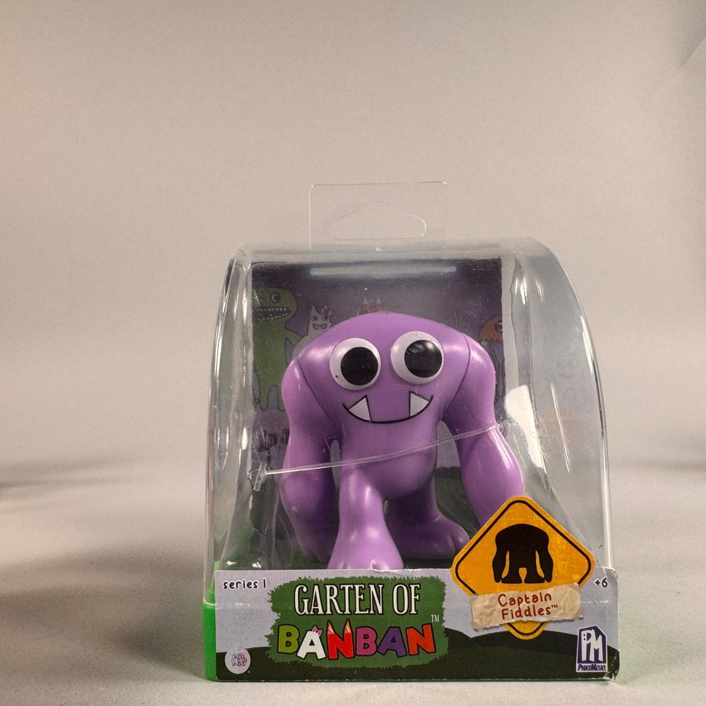 Garten of Banban Series 1 Captain Fiddles Purple Vinyl Figure PhatMojo New Seale