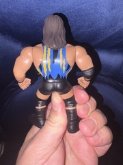 LOOSE Rare TRT Title Run Toys WRATH Blue Gear Retro Style WCW Adam Bomb 4.5″ fig