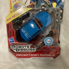Transformers Prime Decepticon Rumble Deluxe Class New w/ DVD