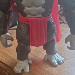 Marvel Gorilla-Man Gorilla Action Figure Plastic Gray/Red/Gold Cape Armor Helmet
