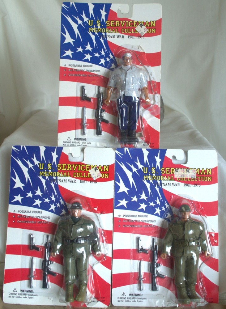 Free ship! U.S. Serviceman Vietnam Memorial Collection-Army, Navy, Airborne 1996