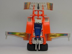 Vintage 1986 Kenner Original M.A.S.K. Vehicle FIREFLY Incomplete w Figure & Mask