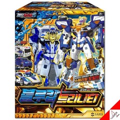 Metal Cardbot S Season 2 Blue Cop Trinity Transformer Robot Car Toy 2024 NEW